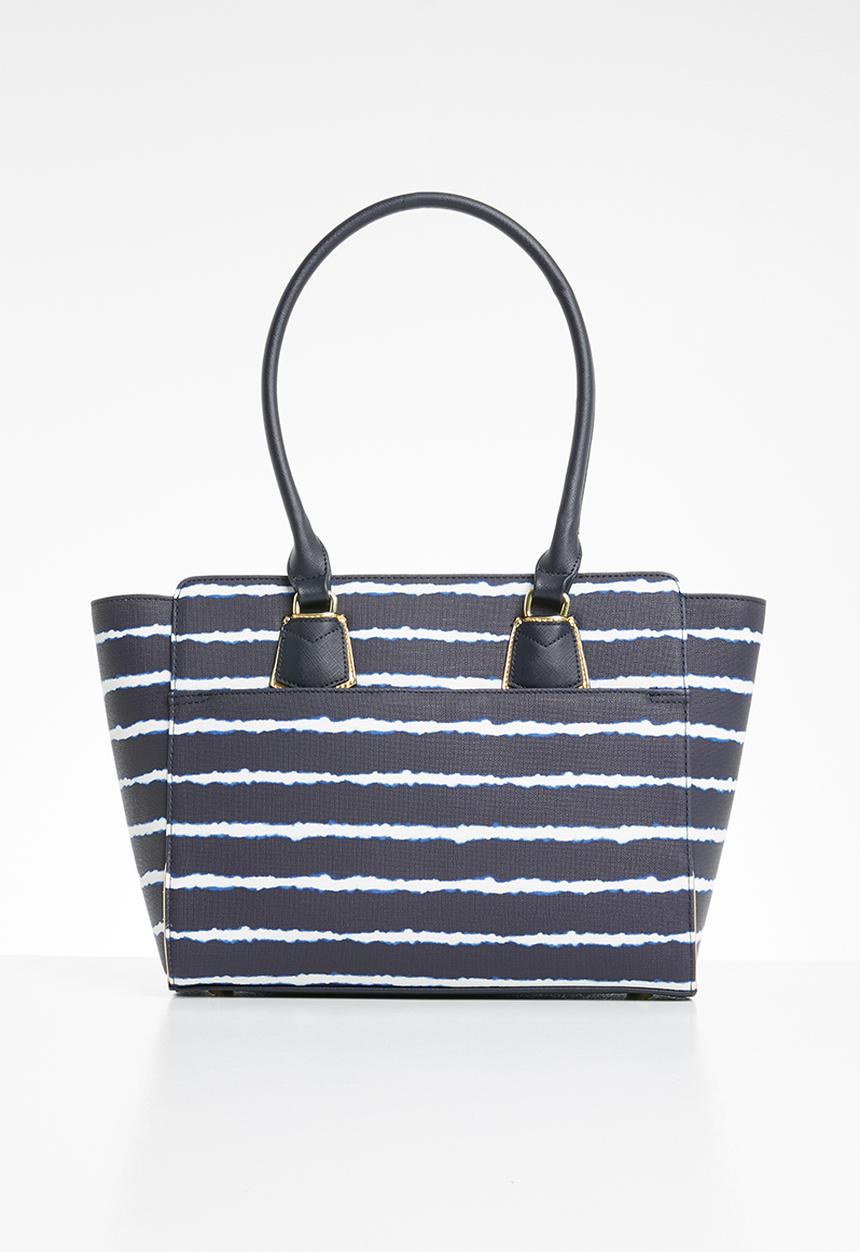 POLO - Resort tote - blue & white