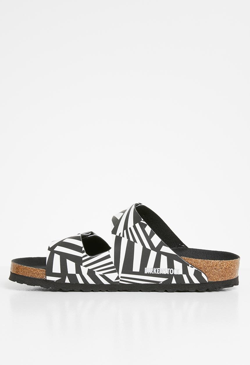 Birkenstock - Arizona birko-flor dd narrow - Dazzle Camo Black White