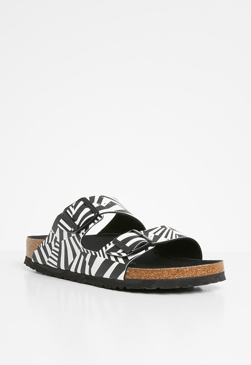 Birkenstock - Arizona birko-flor dd narrow - Dazzle Camo Black White
