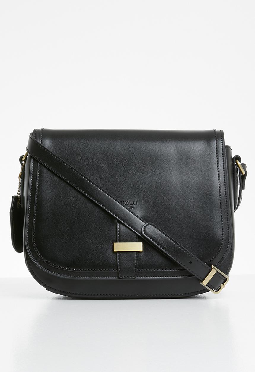 POLO - Modello flap over sling  - black