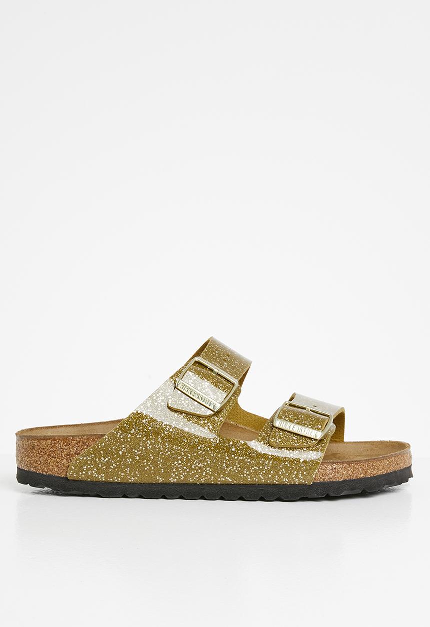 Birkenstock - Arizona birko-flor narrow - Cosmic sparkle olive tree