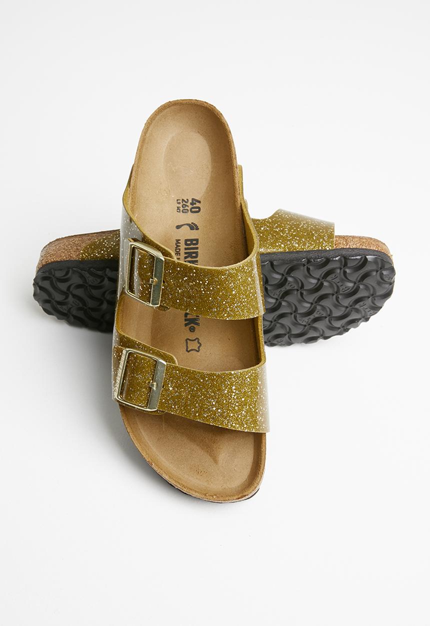 Birkenstock - Arizona birko-flor narrow - Cosmic sparkle olive tree