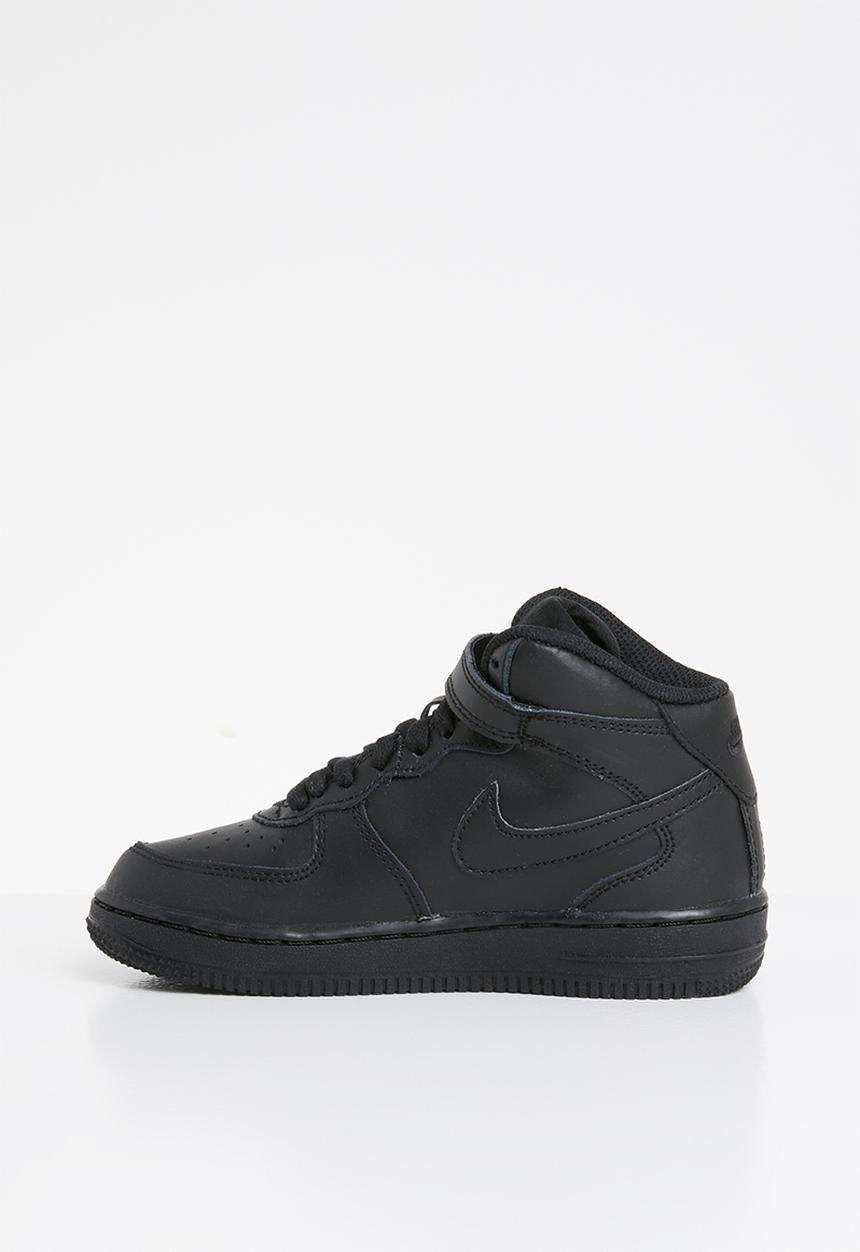 Nike - Nike force 1 mid (ps) - black/black