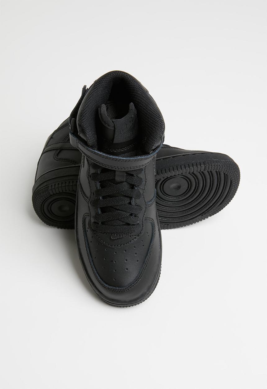 Nike - Nike force 1 mid (ps) - black/black