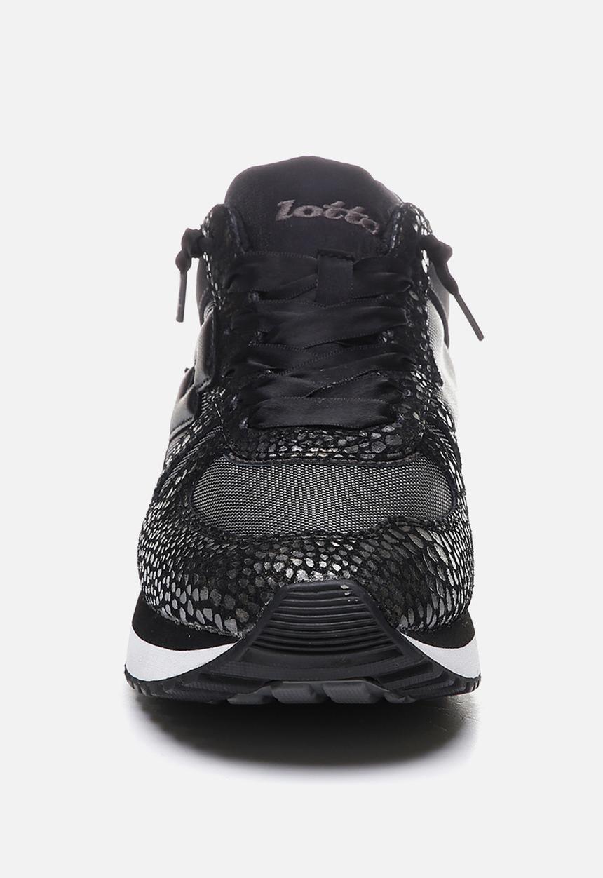lotto - Tokyo wedge - black & grey 