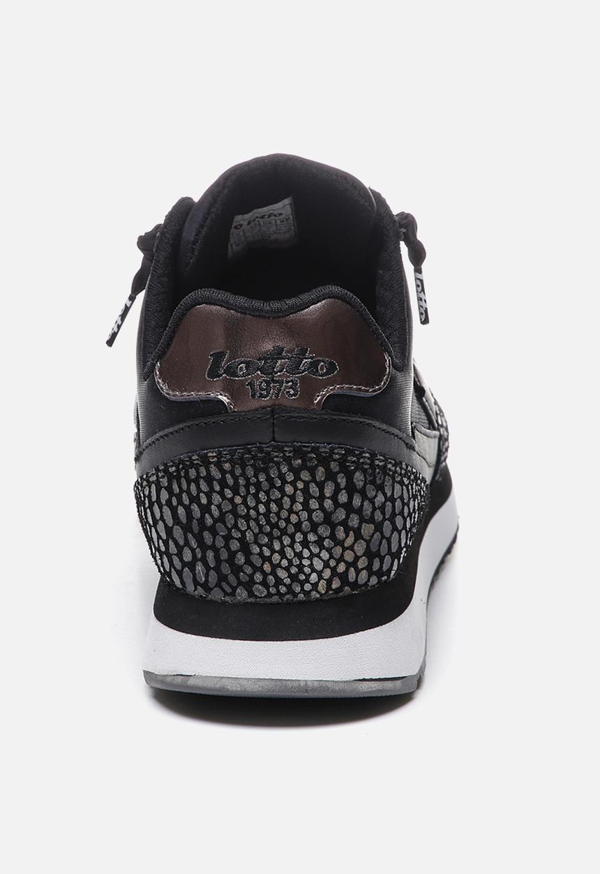 lotto - Tokyo wedge - black & grey 