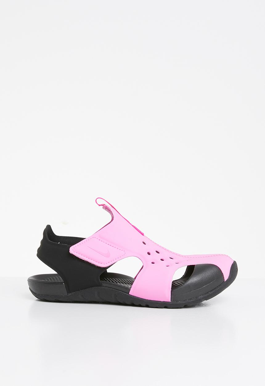 Nike - Nike sunray protect 2 preschool sandal - black / pink