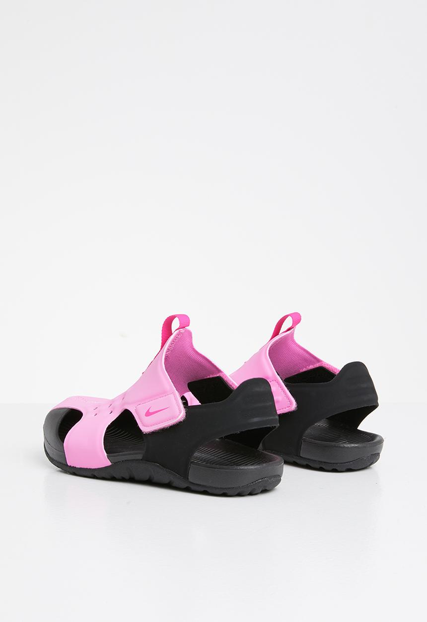 Nike - Nike sunray protect 2 preschool sandal - black / pink