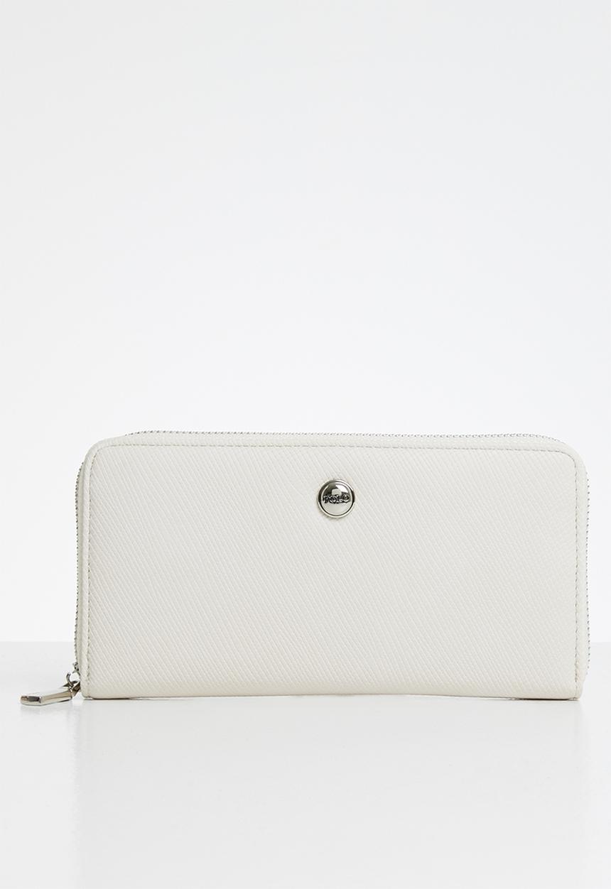 POLO - Austin zip around purse - cream 