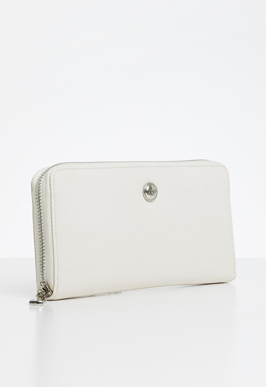 POLO - Austin zip around purse - cream 