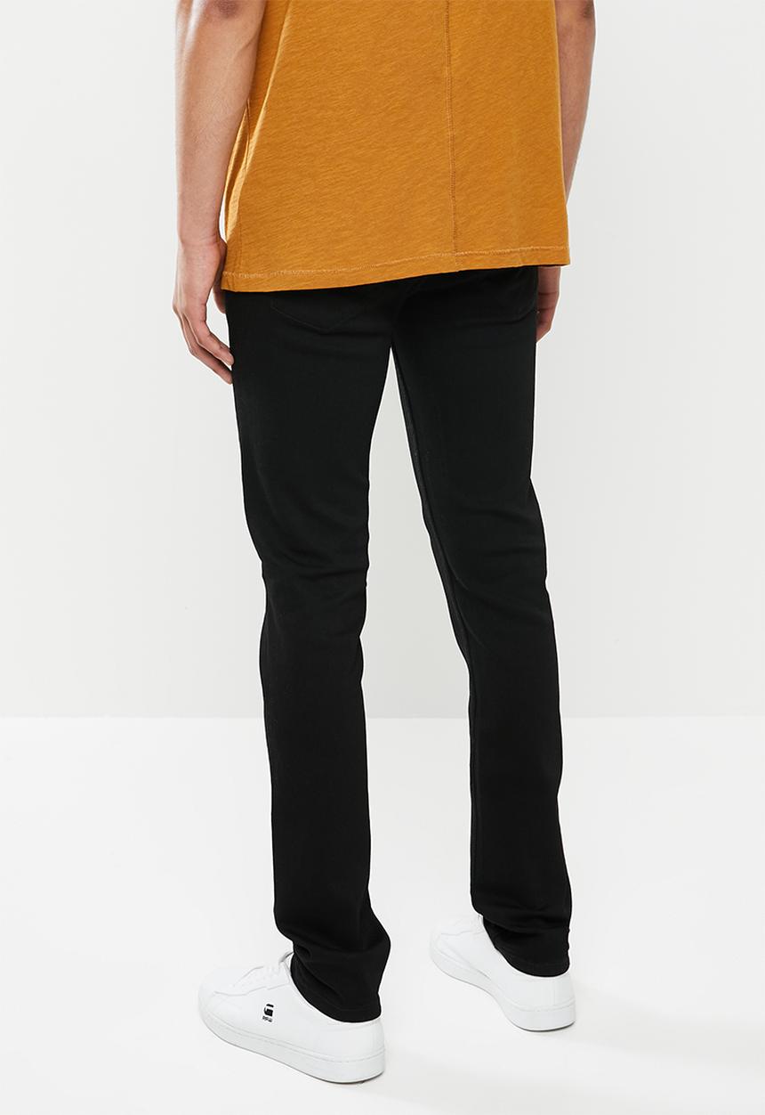 Jonathan D - Slim fit five pocket denim jeans - black