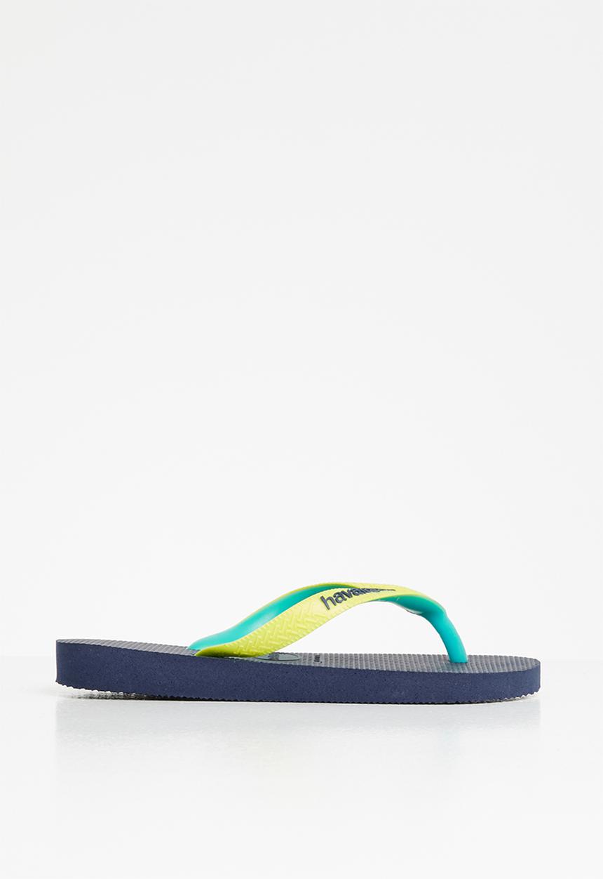 Havaianas - Kids top mix flip flop - navy & yellow 