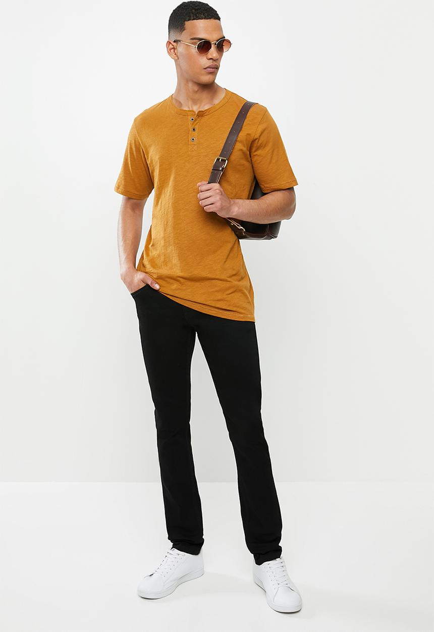 Jonathan D - Slim fit five pocket denim jeans - black