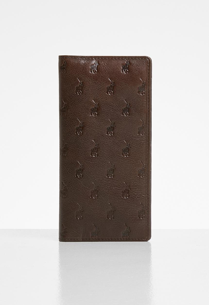 POLO - Travel folder with mobile pocket - brown