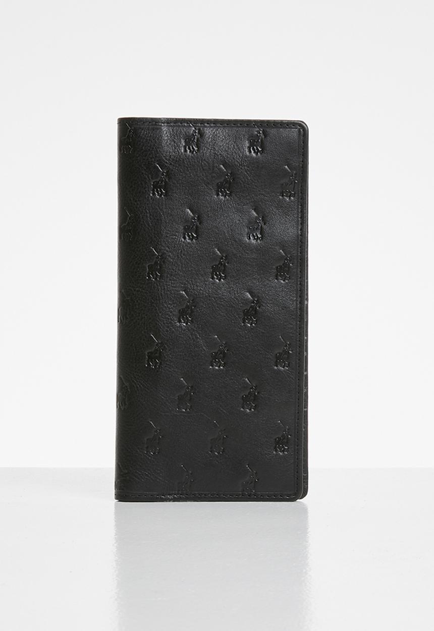POLO - Travel folder with mobile pocket - black