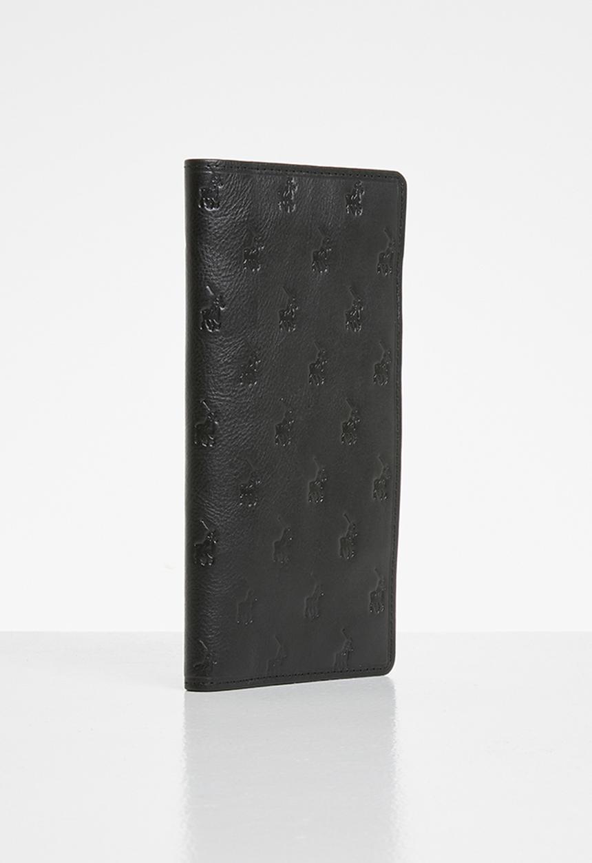 POLO - Travel folder with mobile pocket - black