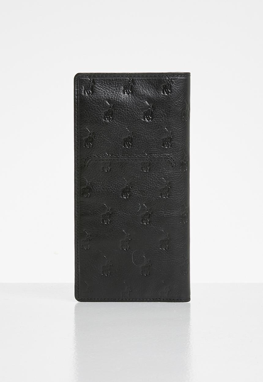 POLO - Travel folder with mobile pocket - black