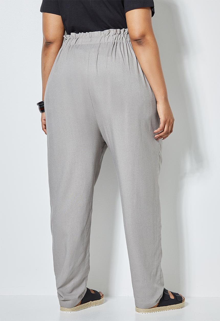 Superbalist - Paperbag pant - grey