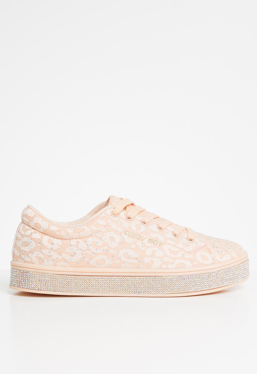 SISSY BOY - All over lace sneaker  - pink