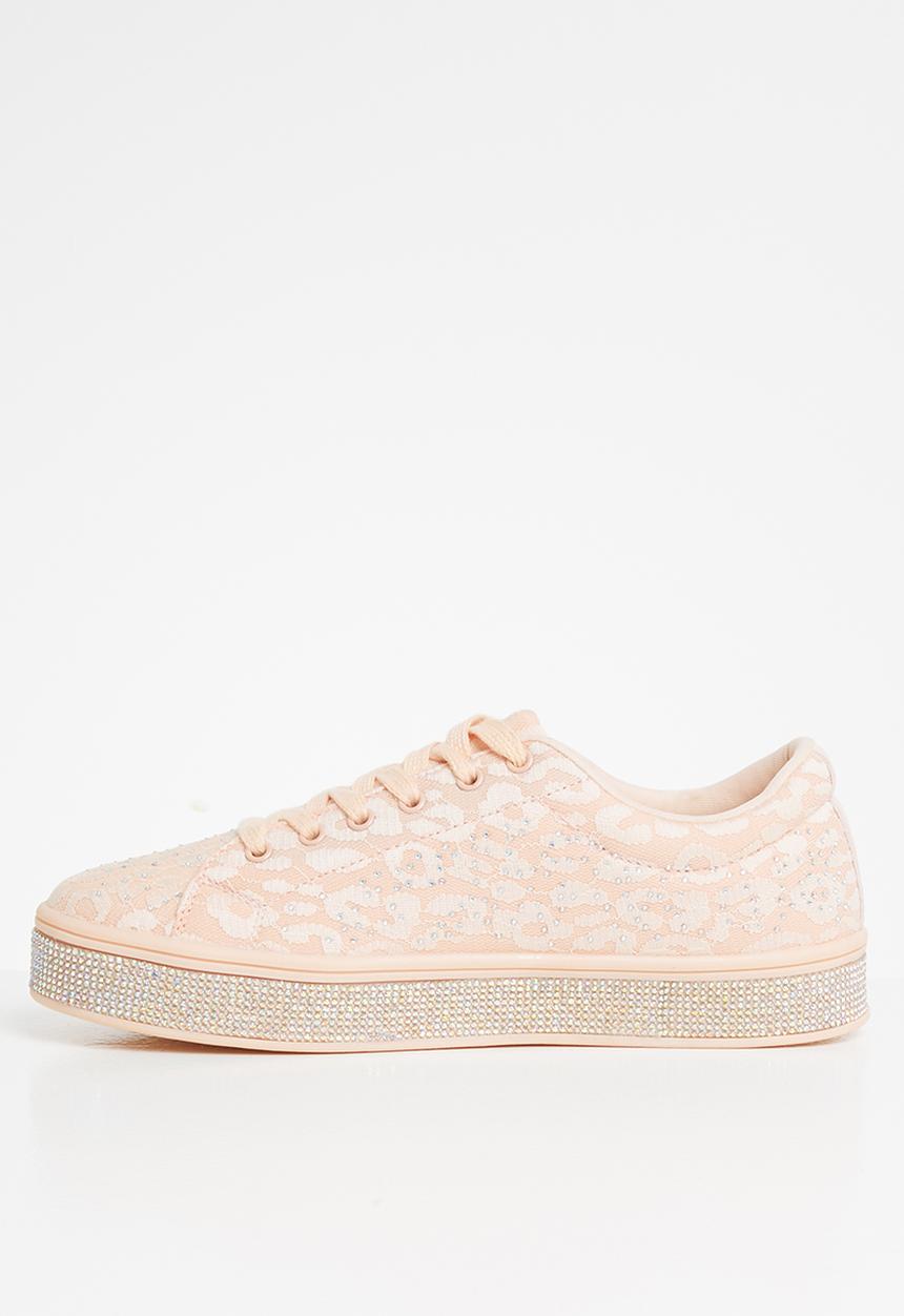 SISSY BOY - All over lace sneaker  - pink