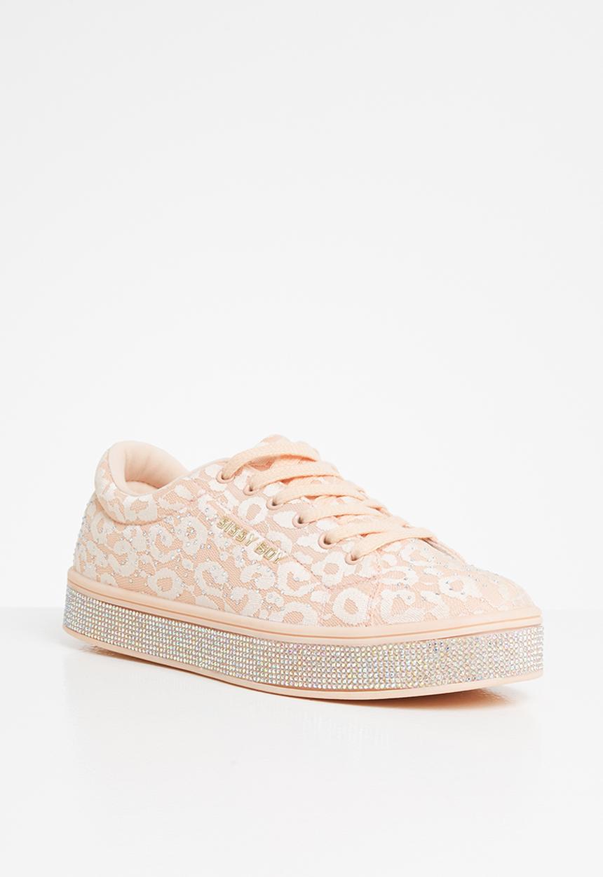 SISSY BOY - All over lace sneaker  - pink