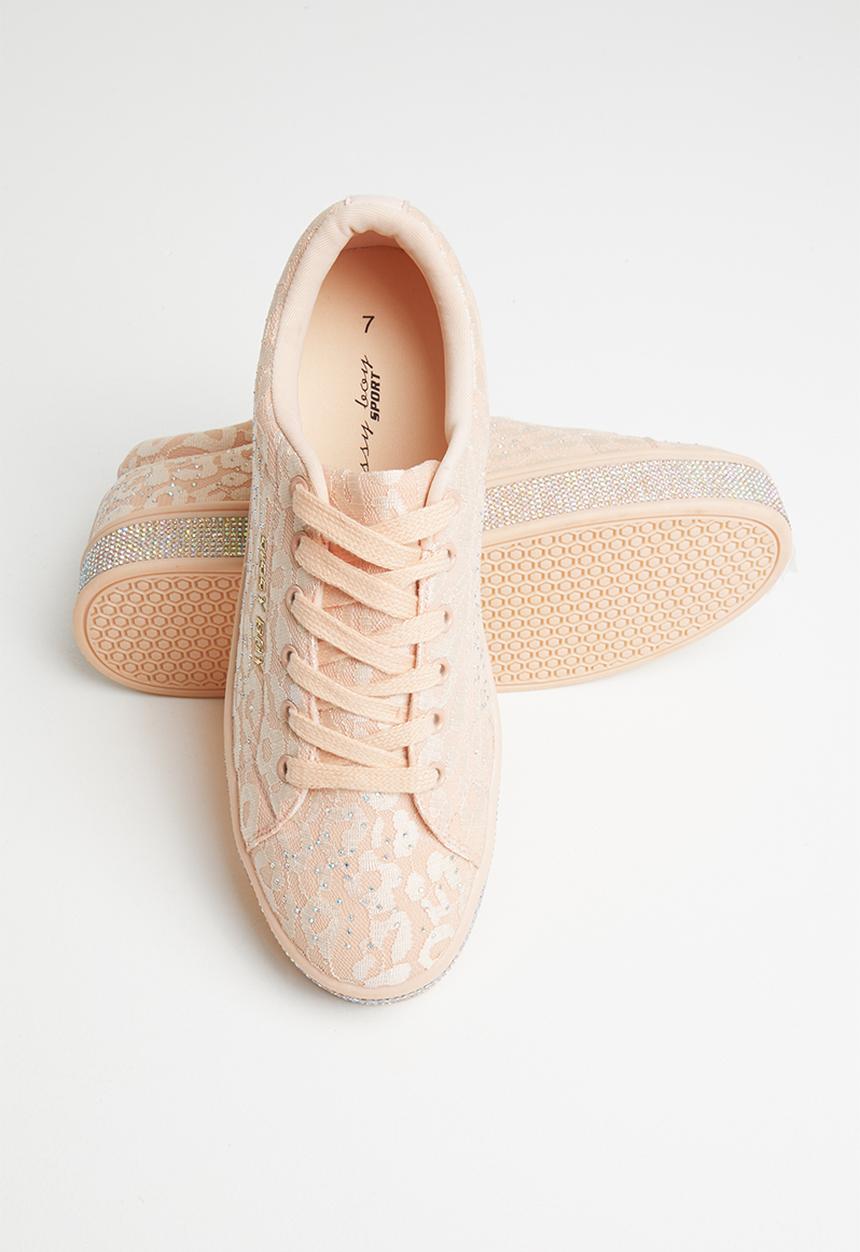 SISSY BOY - All over lace sneaker  - pink