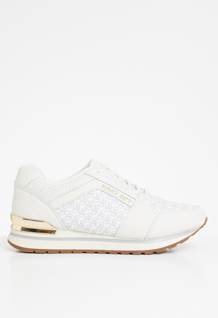 SISSY BOY - Logomania sneaker - off white
