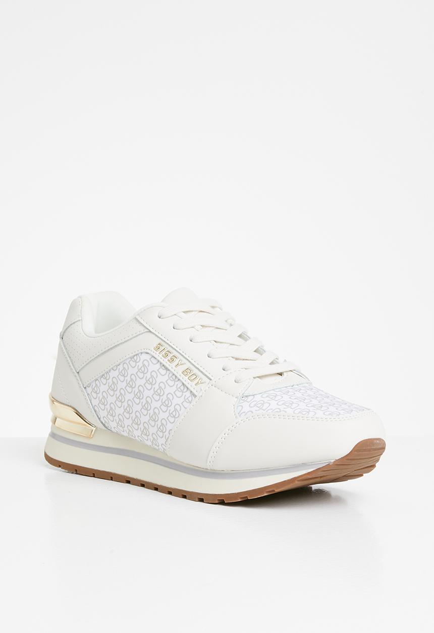 SISSY BOY - Logomania sneaker - off white