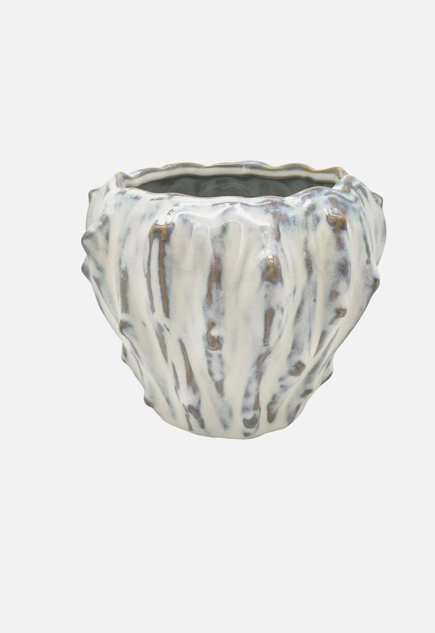 Present Time - Flora succulent planter - ivory