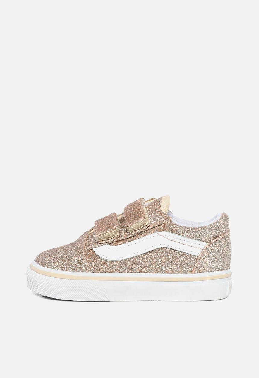 Vans - Td old skool v - (glitter) brazilian sand & true white