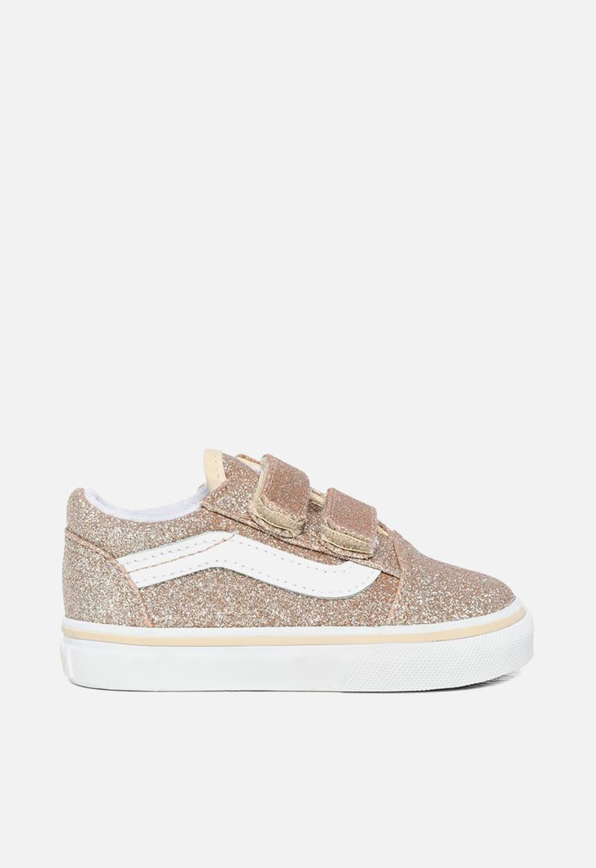 Vans - Td old skool v - (glitter) brazilian sand & true white