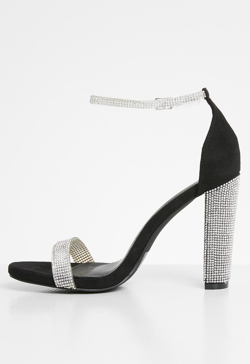 SISSY BOY - In glitz heel - black