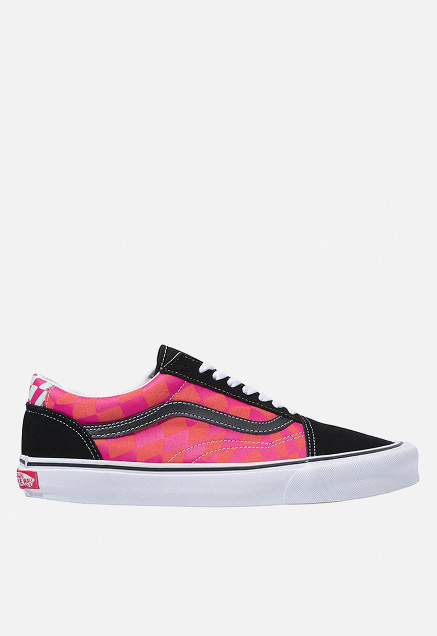 Vans - Old Skool twist - (warp checker) black & cabaret