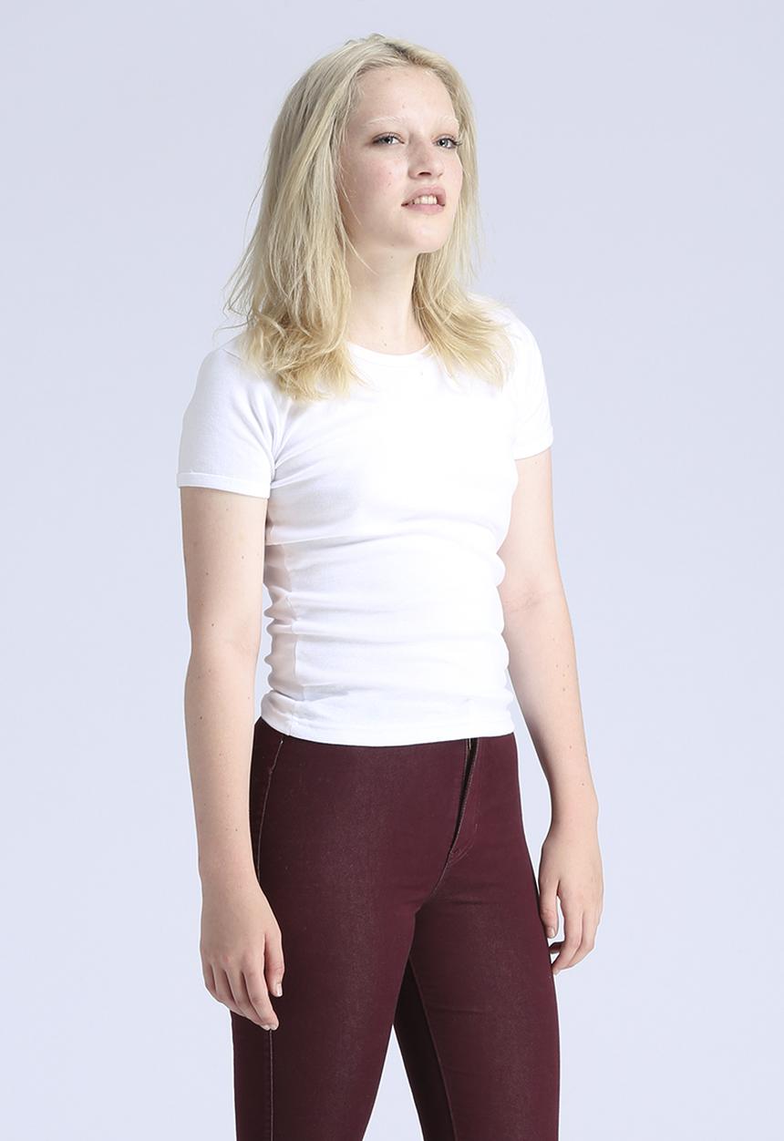 American Apparel - Baby Rib Basic Short Sleeve T-Shirt