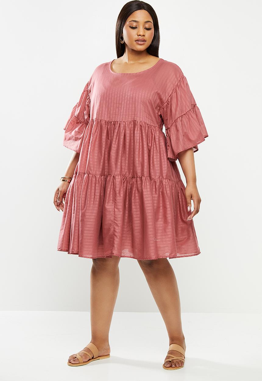AMANDA LAIRD CHERRY - Plus tete dress - rose