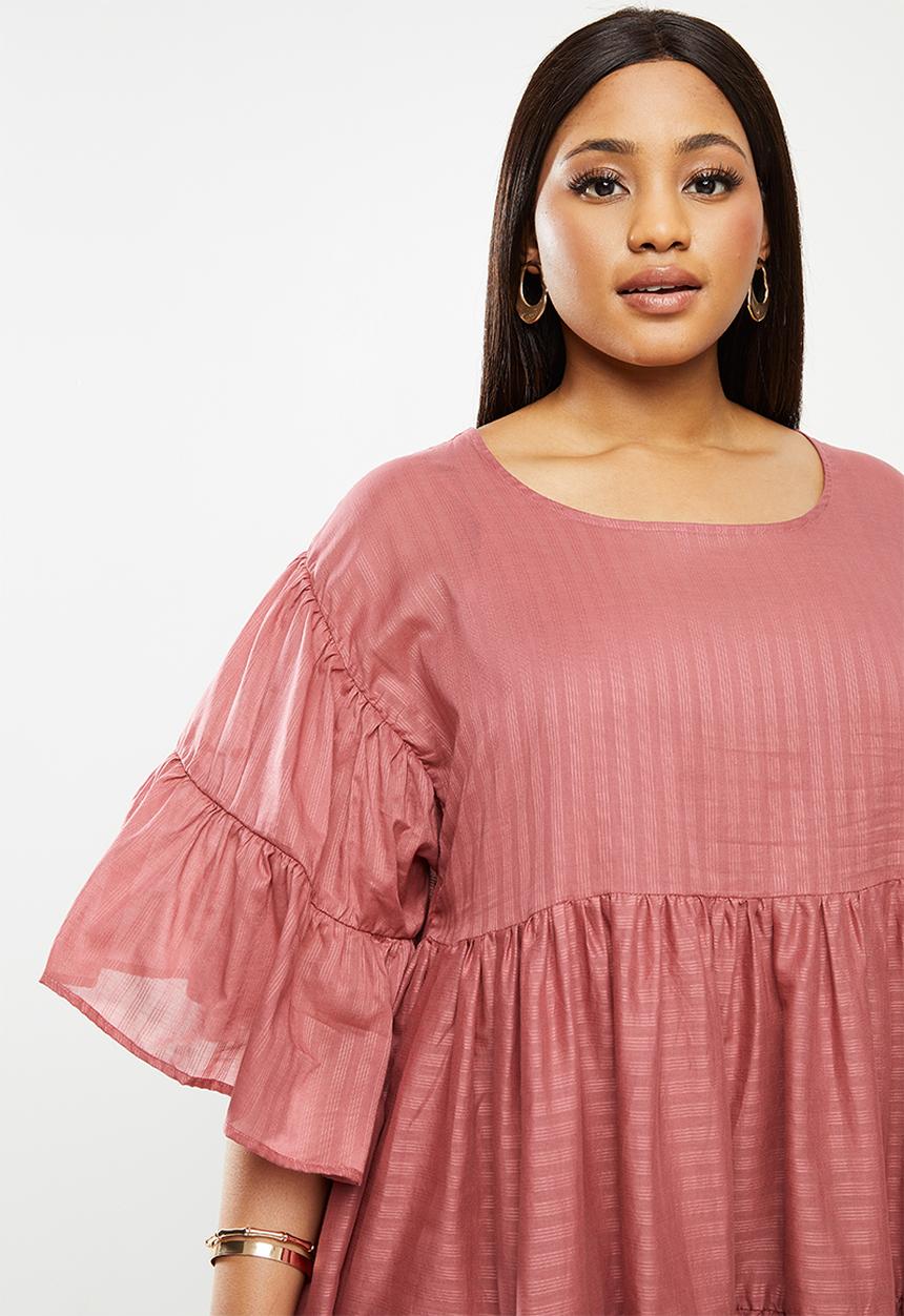 AMANDA LAIRD CHERRY - Plus tete dress - rose