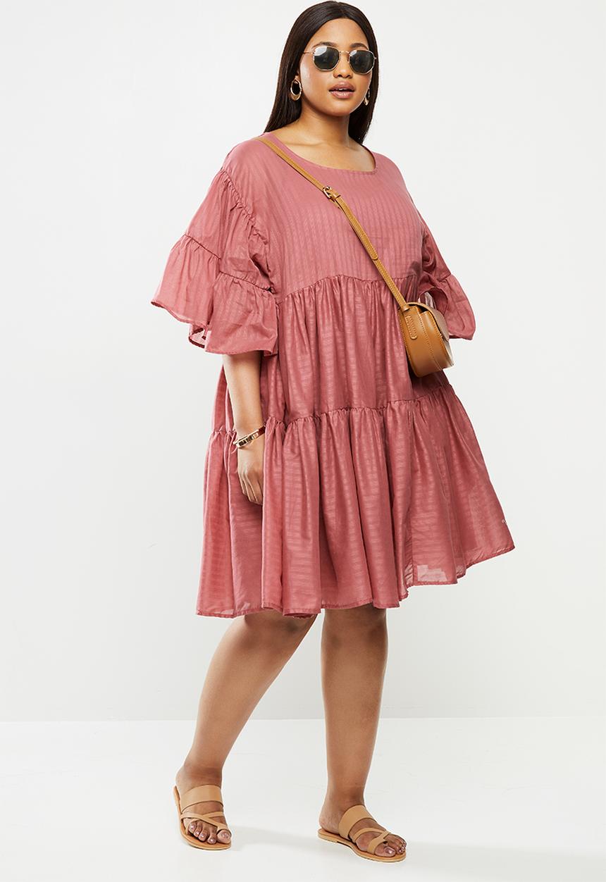 AMANDA LAIRD CHERRY - Plus tete dress - rose