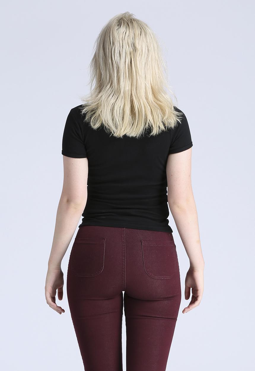 American Apparel - Baby Rib Basic Short Sleeve T-Shirt