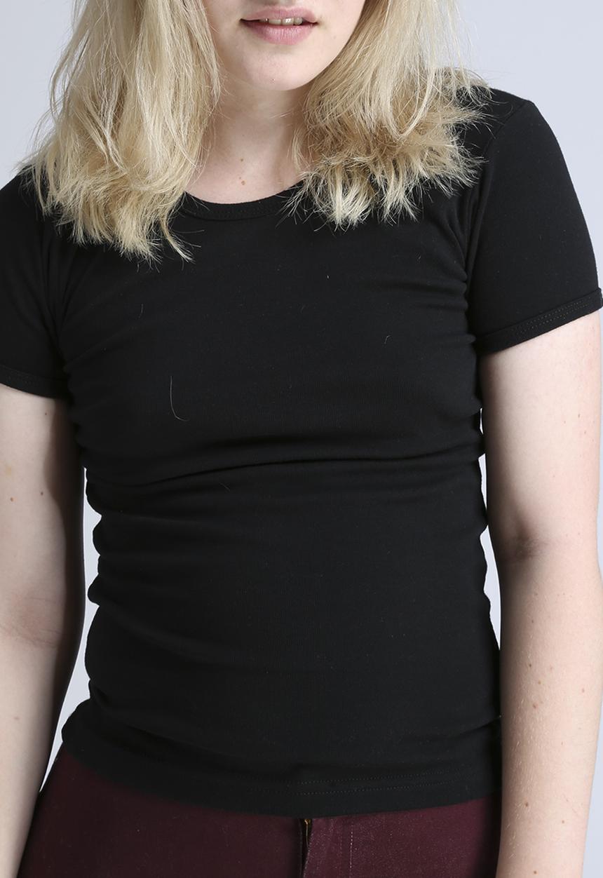 American Apparel - Baby Rib Basic Short Sleeve T-Shirt