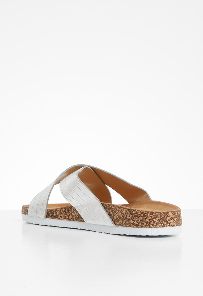 Jada - Croc strap slide - silver