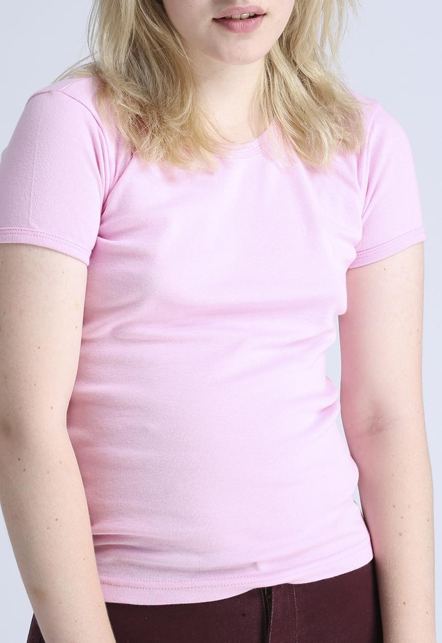 American Apparel - Baby Rib Basic Short Sleeve T Shirt