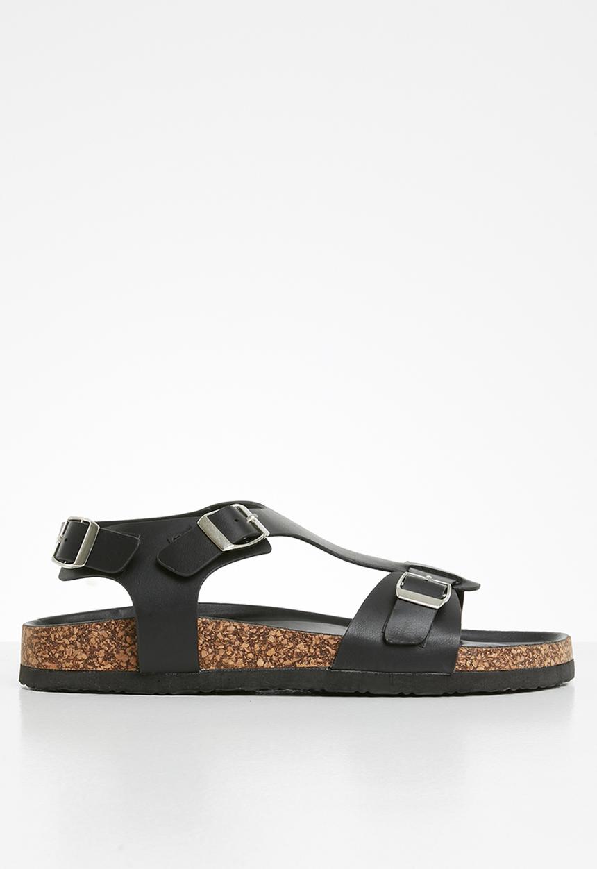 Jada - Buckle detail sandal - black