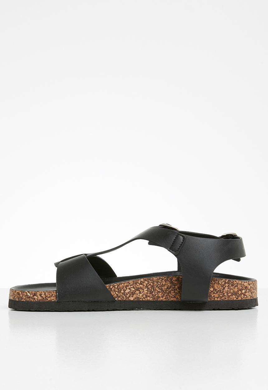 Jada - Buckle detail sandal - black