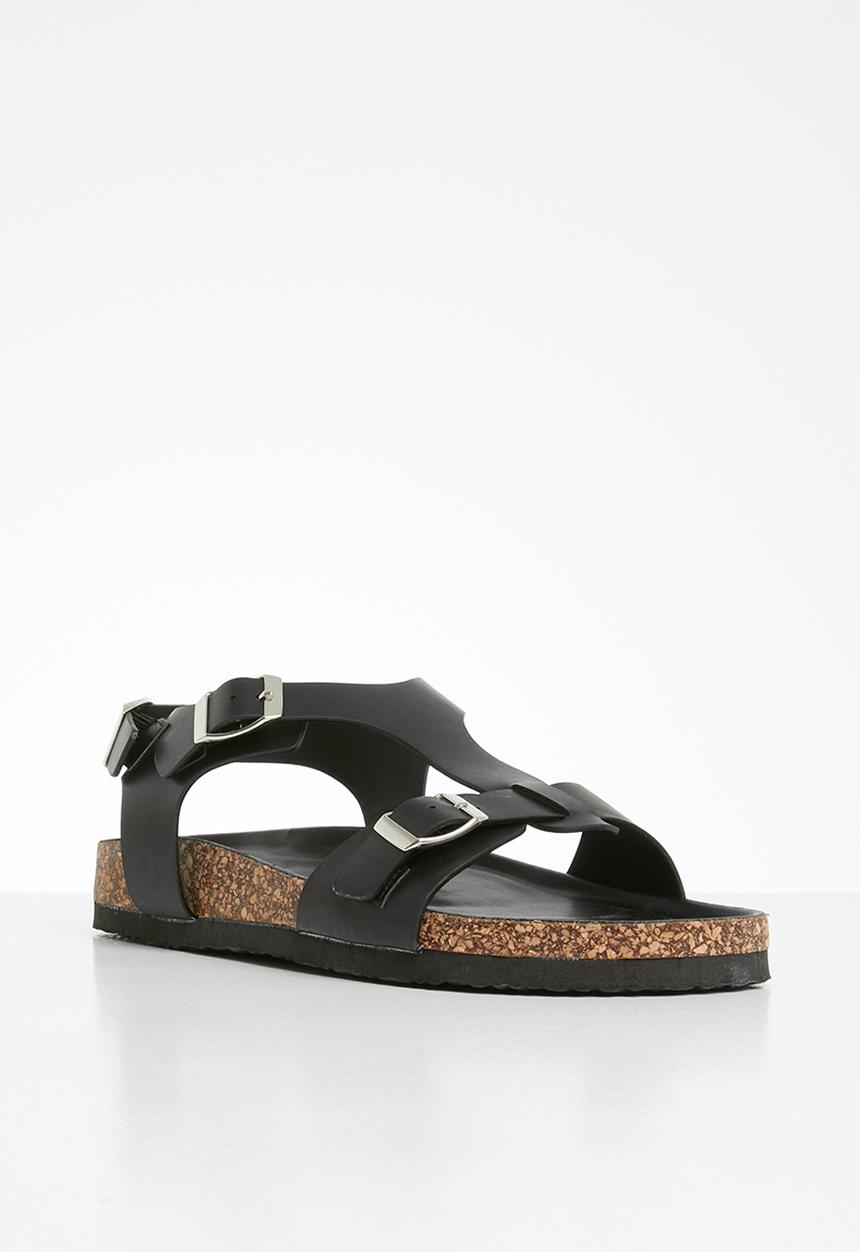 Jada - Buckle detail sandal - black