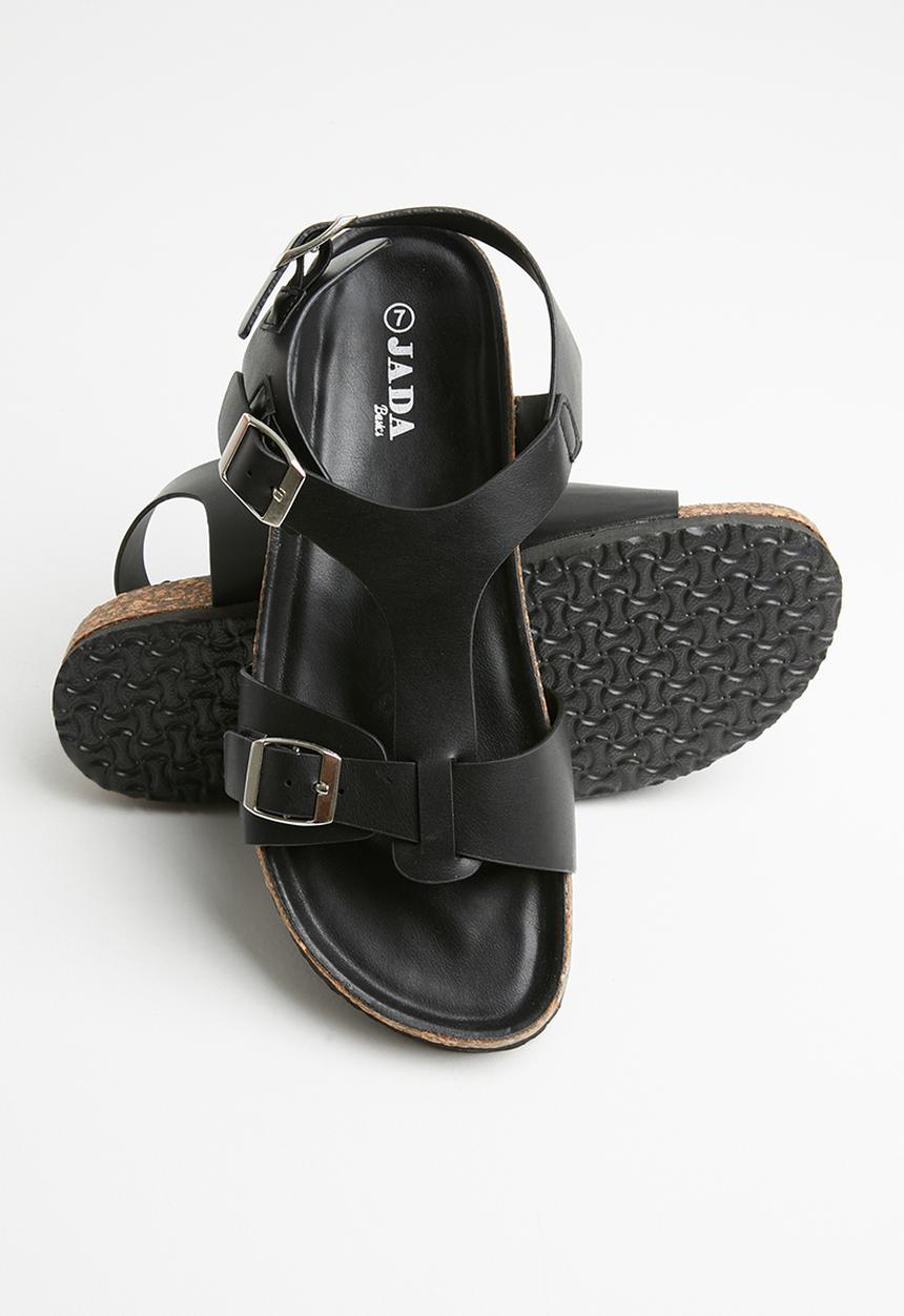 Jada - Buckle detail sandal - black