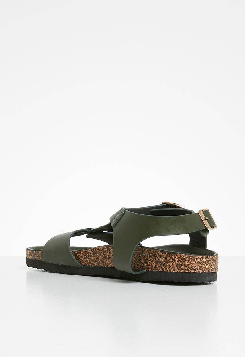 Jada - Buckle detail sandal - olive