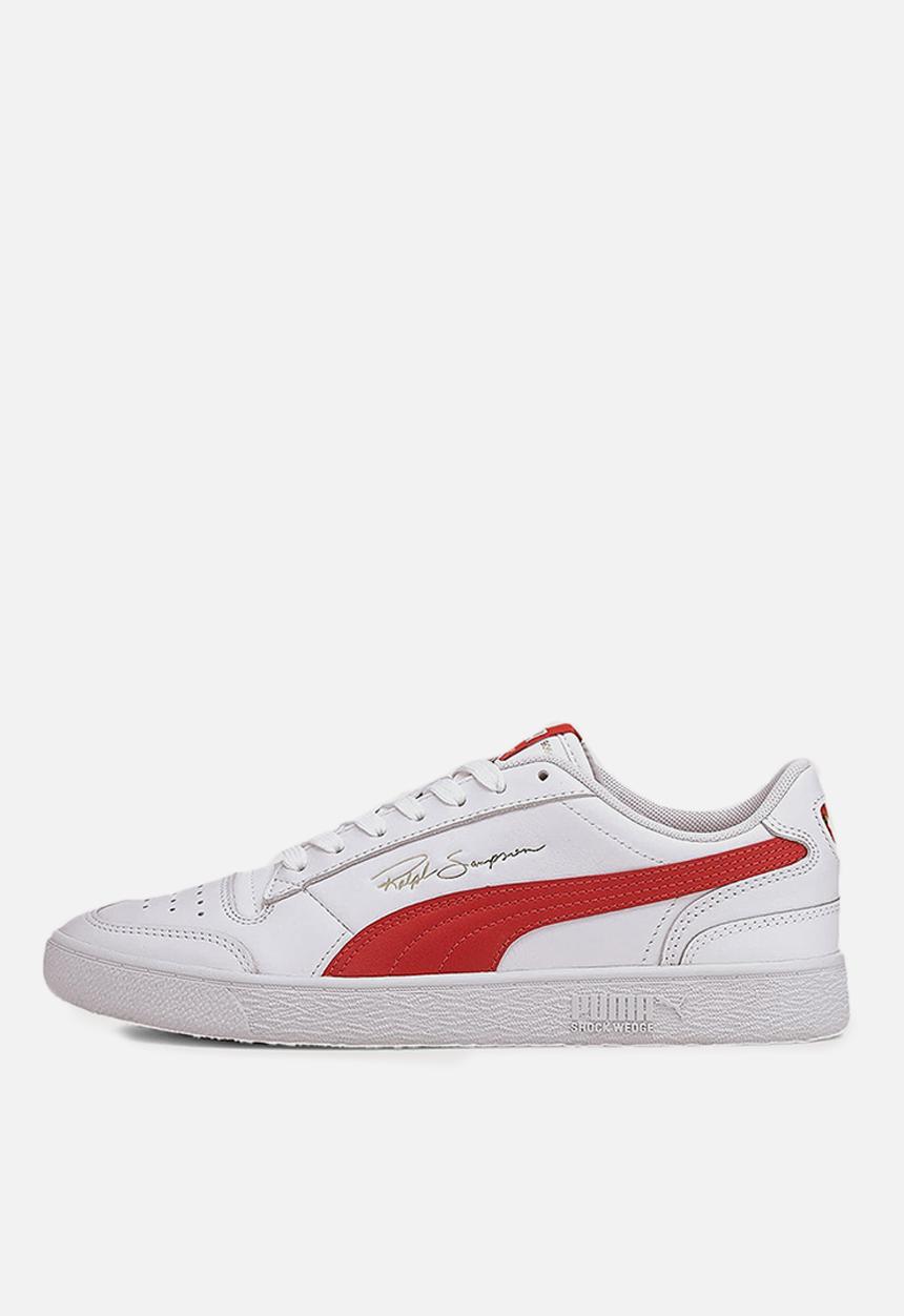 PUMA - Ralph Sampson lo - puma white & high risk red