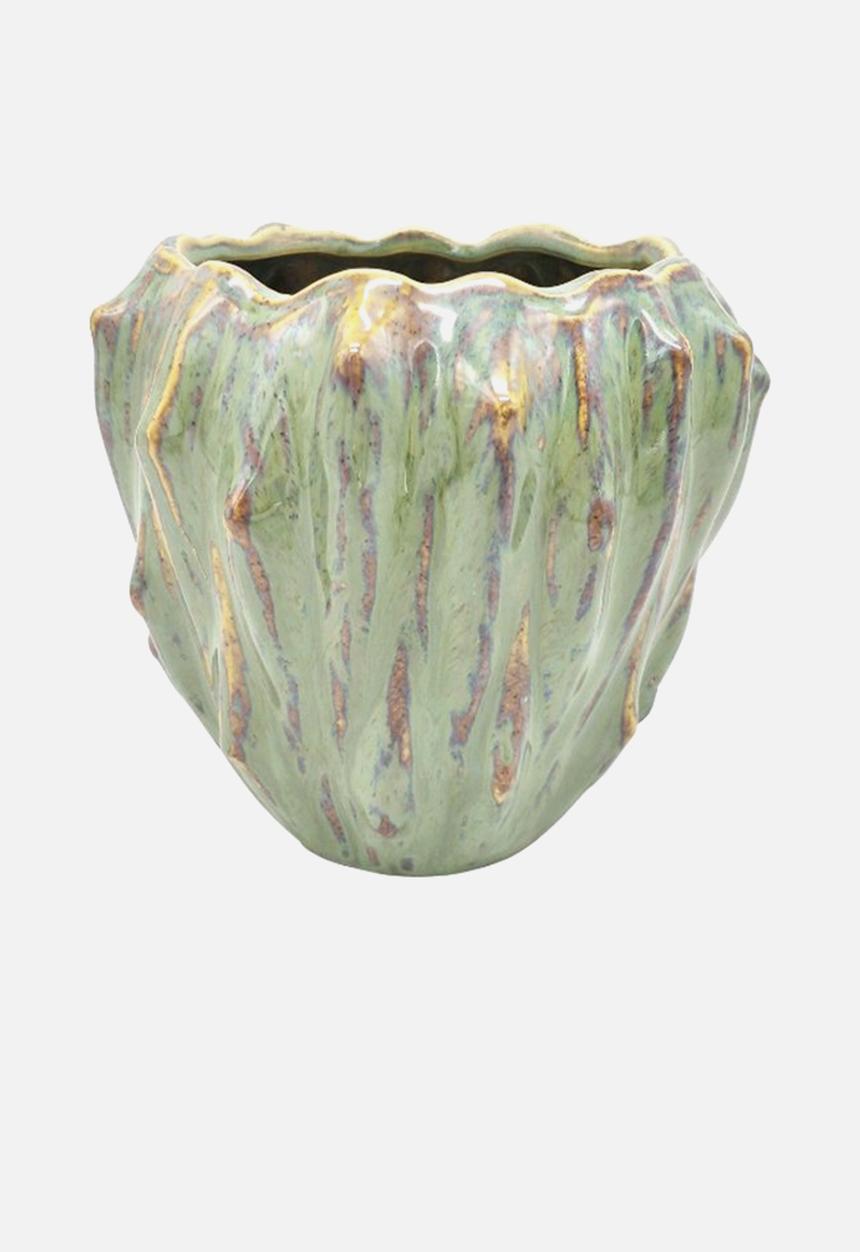 Present Time - Flora planter - green