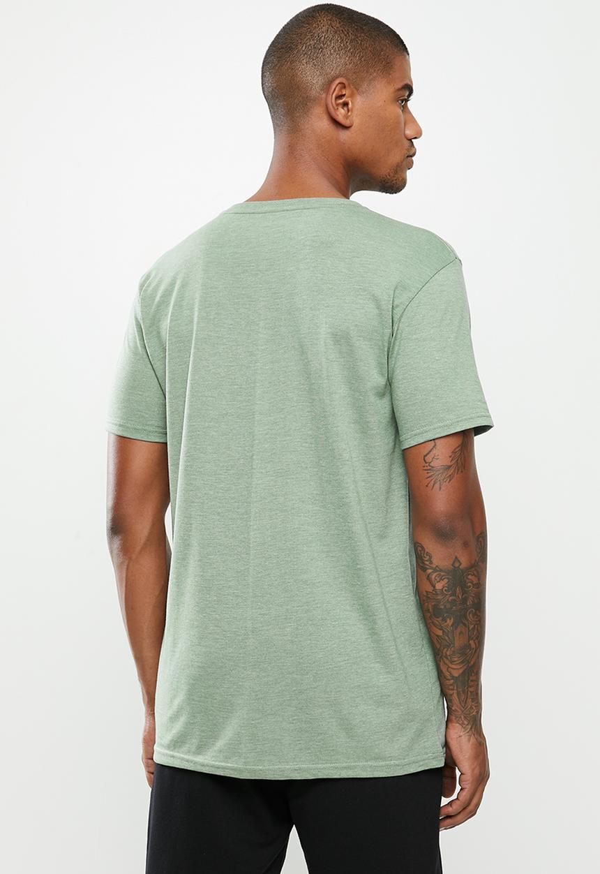 Fox - Overkill short sleeve tee - heather eucalyptus