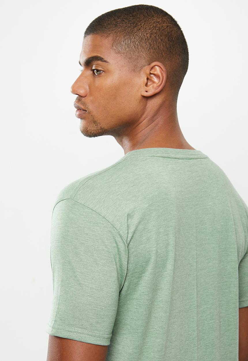 Fox - Overkill short sleeve tee - heather eucalyptus